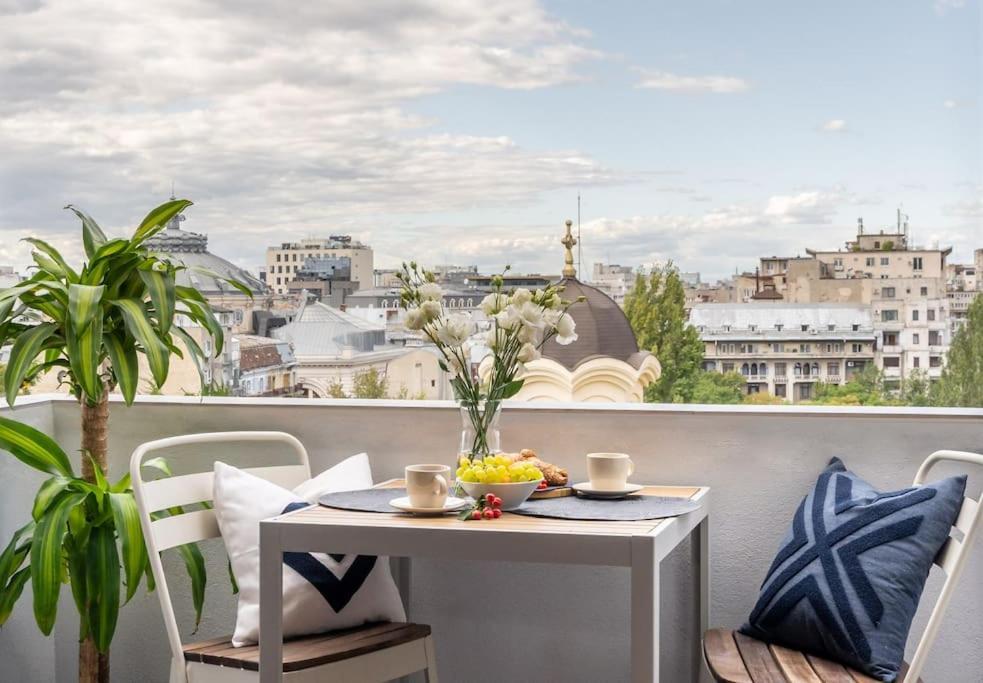 Stunning Views 2Br Midtown Flat - Charming Balcony Daire Bükreş Dış mekan fotoğraf